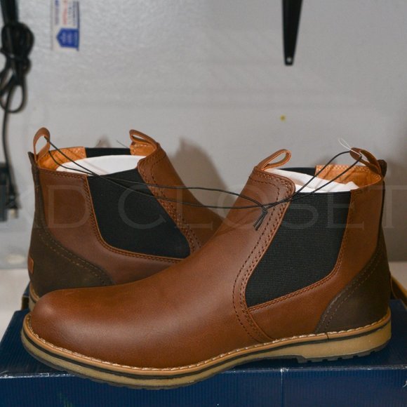 Izod BROWN‎ Men\'s Lucas Pull-On Chukka Leather Boot main image 8